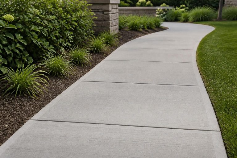 Concrete Sidewalk Installation