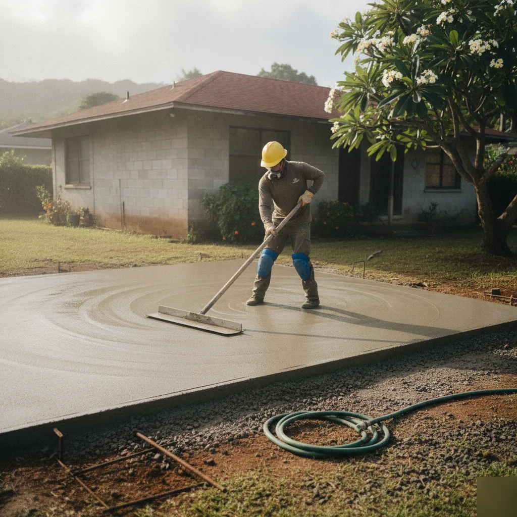 Concrete Driveway Replacement in Honolulu
